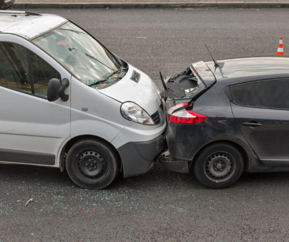 who is at fault in rear end accident California